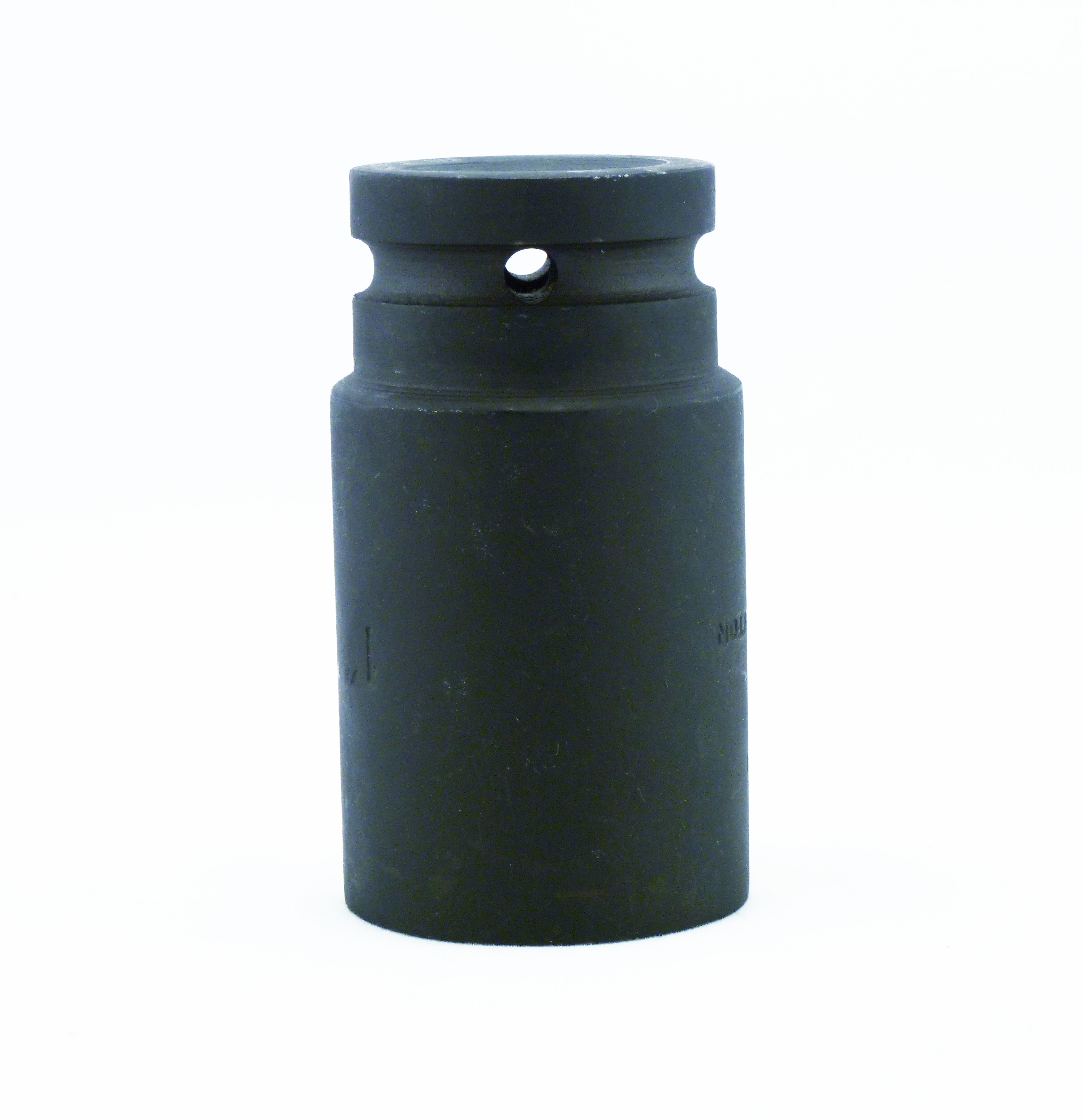 1-1/2" x 1-1/16", 12-point impact-socket, common DEEP , black finish